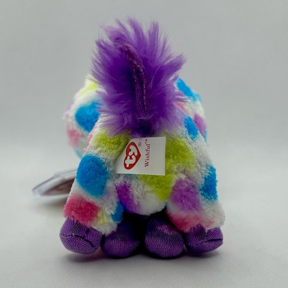 Ty Beanie Boos Collection RETIRED Wishful the Unicorn Plush - Picture 6 of 6